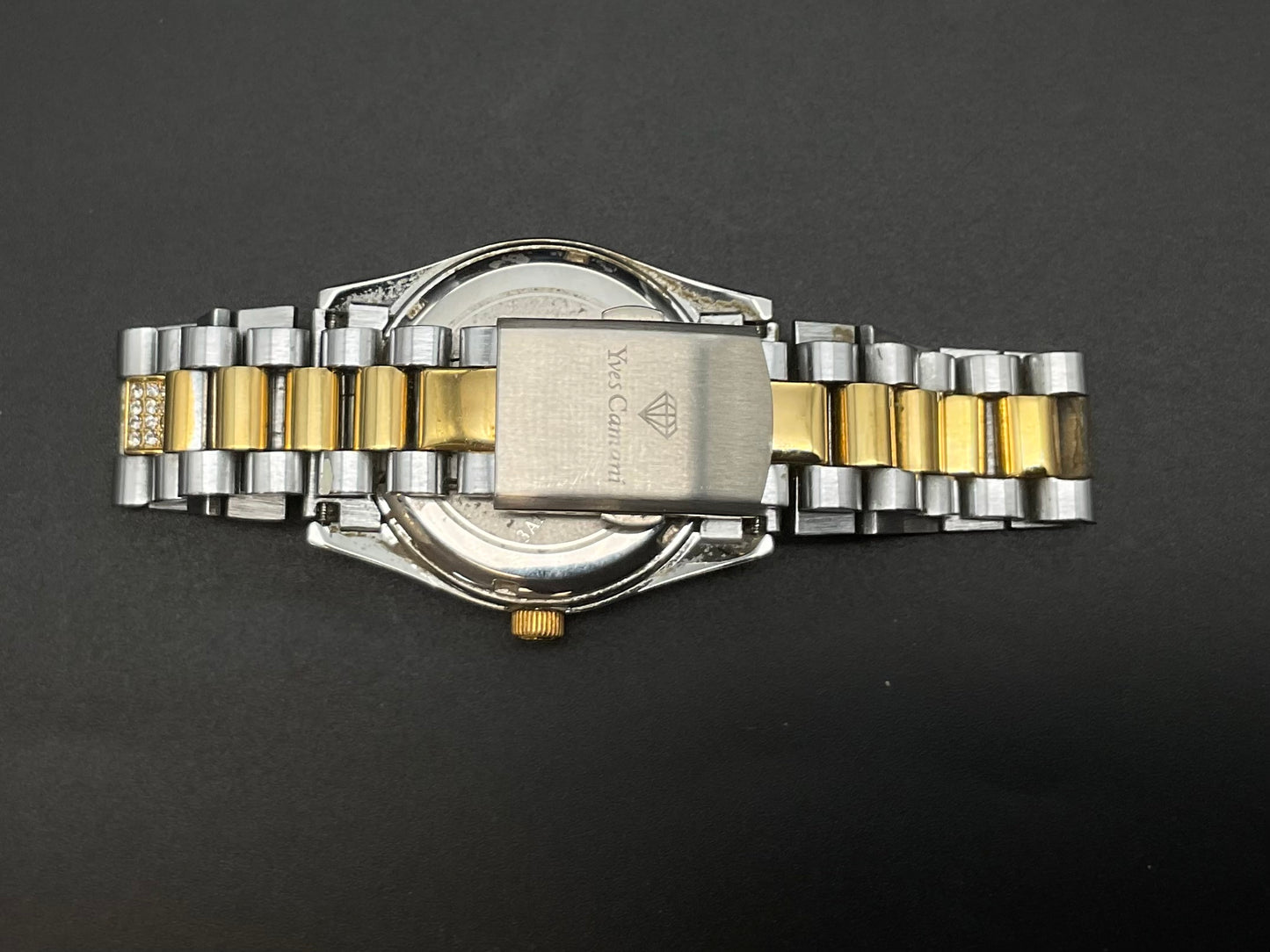 Yves Camani Gold-Silber farbige Uhr