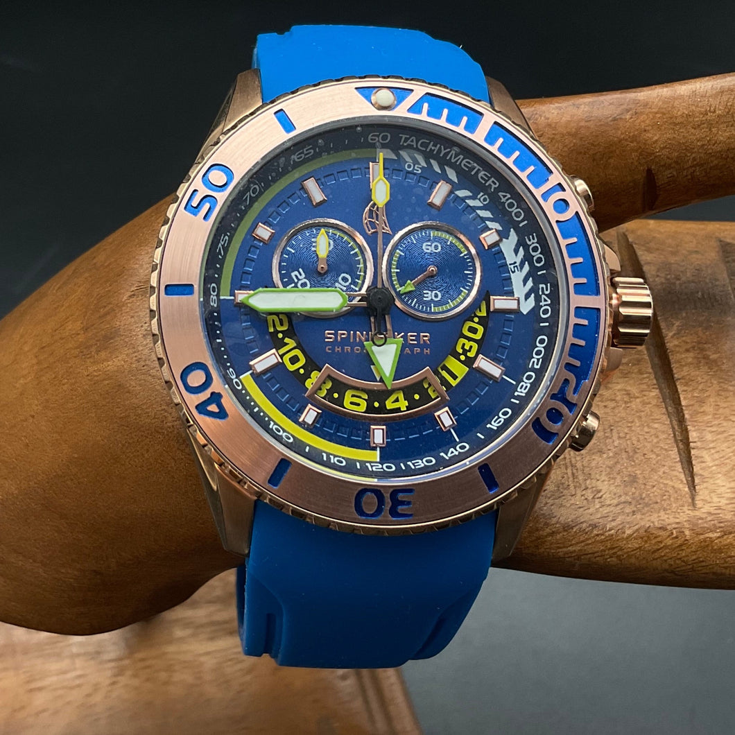 Blaue Spinnaker SP-5021 Armbanduhr