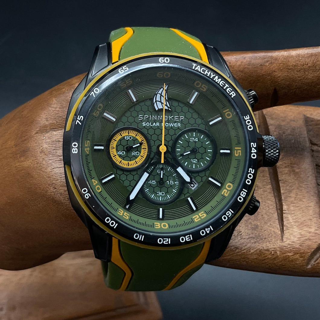 Grüne SPINNAKER SP-5031 Armbanduhr