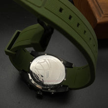 Lade das Bild in den Galerie-Viewer, Grün-schwarze Spinnaker SP-5022 Armbanduhr
