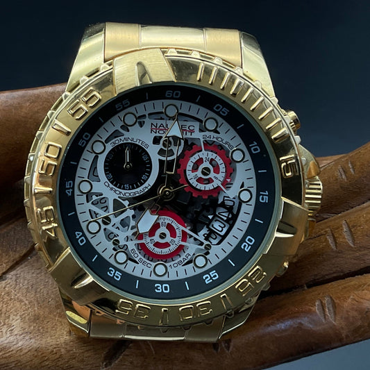 Goldene Nautec No Limit Uhr 123912