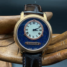 Lade das Bild in den Galerie-Viewer, Gold-blaue Earnshaw Uhr
