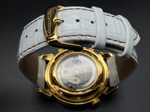 Lade das Bild in den Galerie-Viewer, Gold-weiße Calvaneo 1583 Astonia Diamond Uhr, CM-ASGD-10

