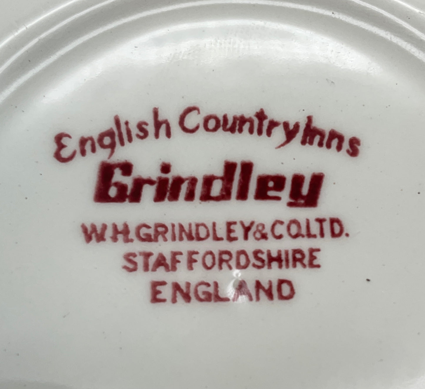 kleine Schale, Grindley, English Country Inns, England, Landhaus Porzellan