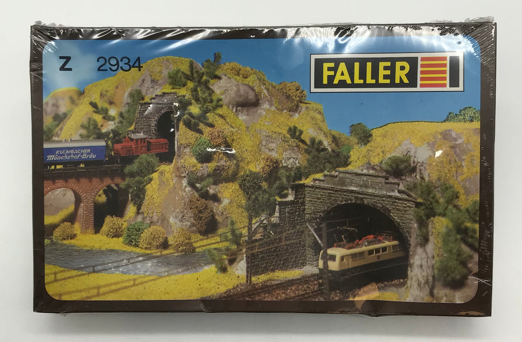 Modellbau Modelleisenbahn FALLER Tunnel Portal Z 2934