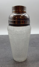 Lade das Bild in den Galerie-Viewer, Craquele Glas Silber Cocktail Shaker Mixer
