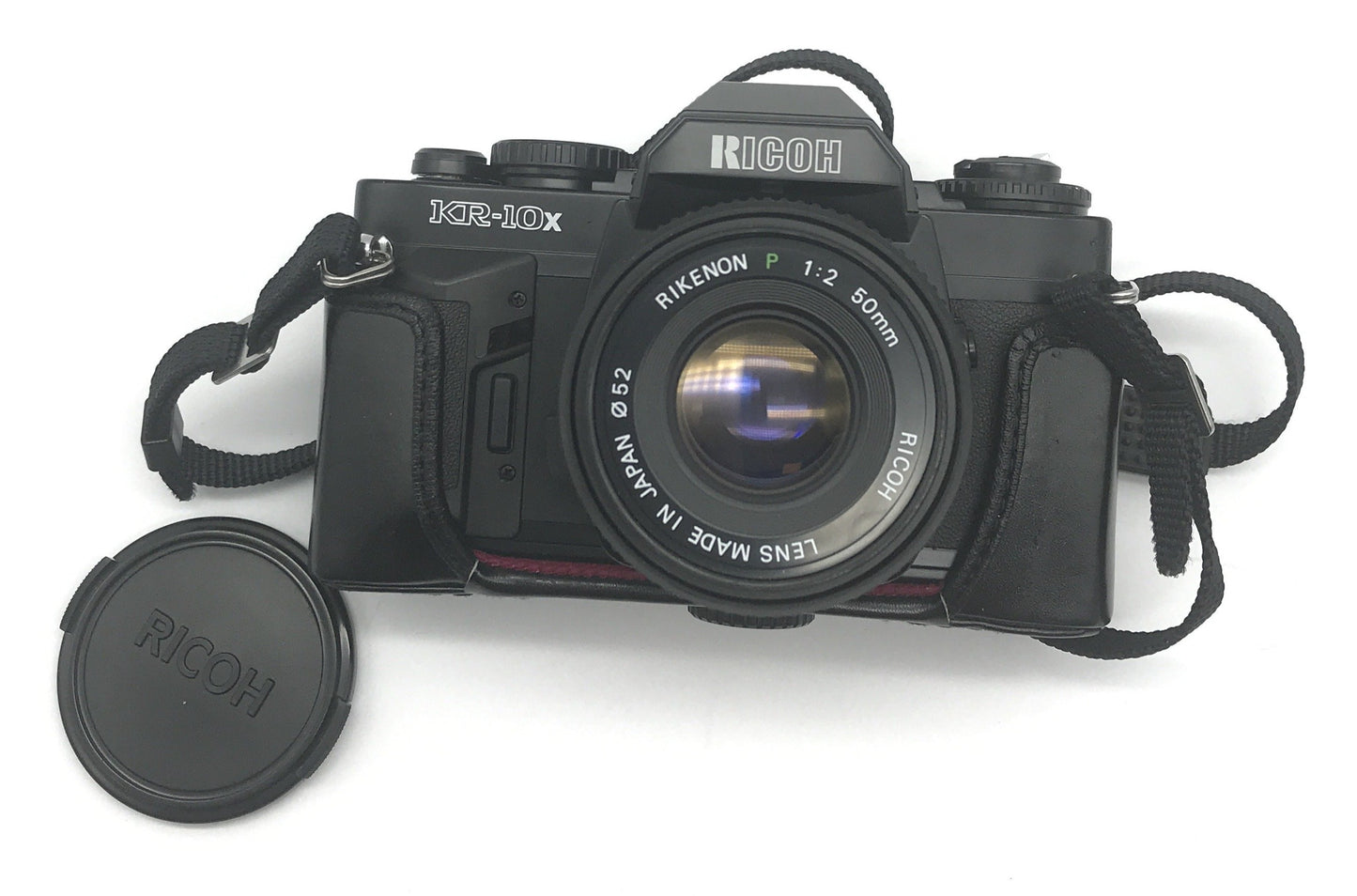 Ricoh KR-10x Kamera Spiegelreflexkamera schwarz mit Tasche