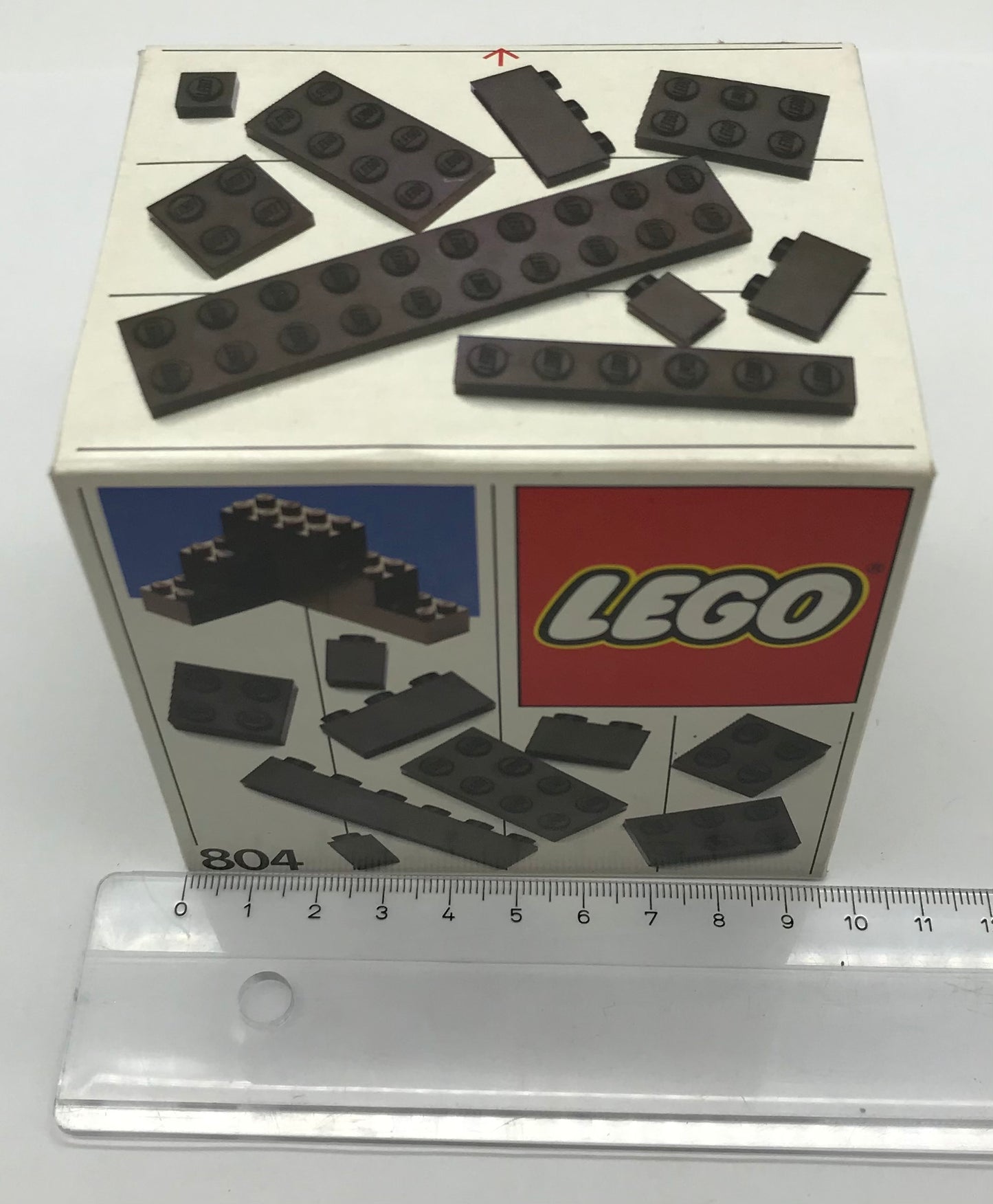 LEGO 804 Extra Plates Black