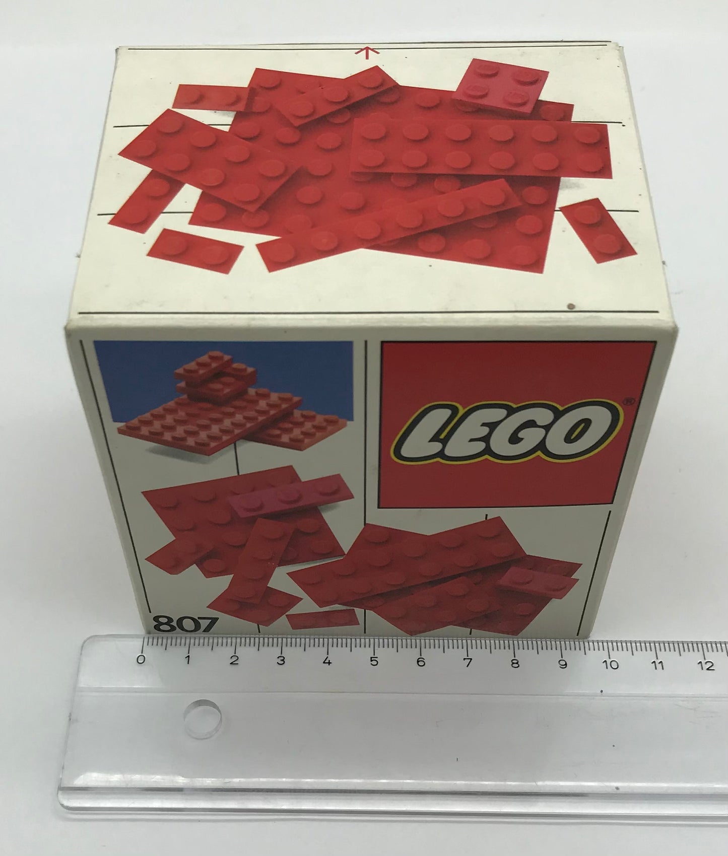 LEGO 807 Extra Plates Red