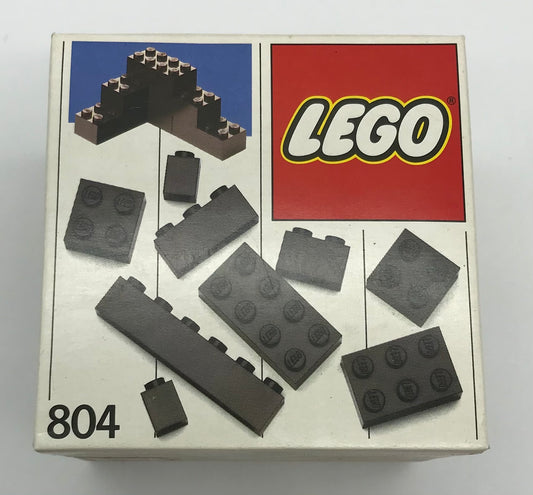 LEGO 804 Extra Plates Black