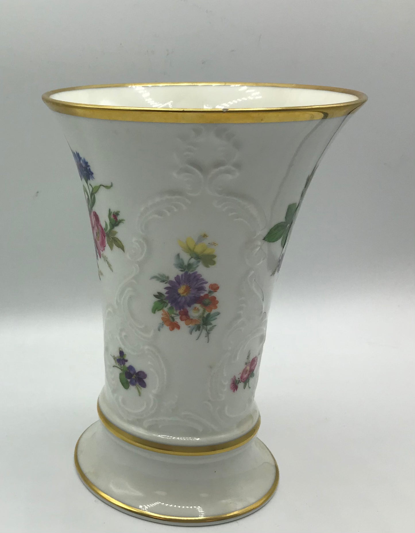 KPM Royal Bavaria Blumenvase Porzellan, Blumendecor