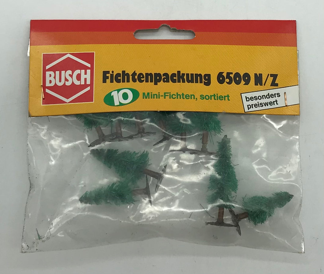 Busch 6509 10 Mini-Fichten, Spur N/Z